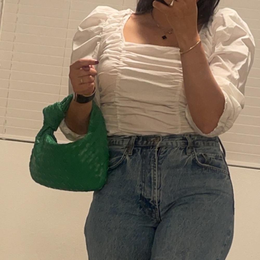 Zara white top